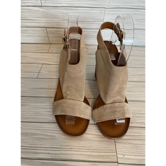Sarto Franco Sarto Suzie Suede Heeled Sandals Size 8 - Picture 6 of 16